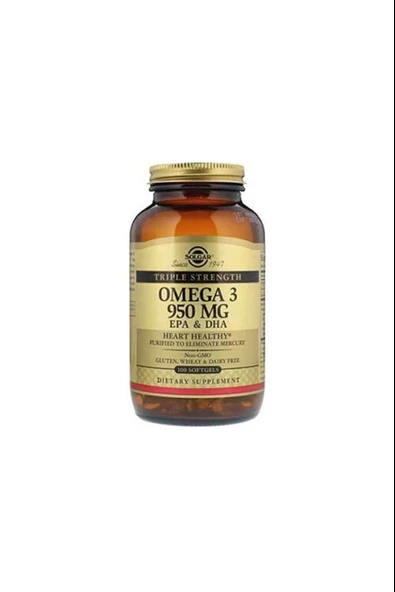 Solgar Omega-3 950 Mg 100 Kapsül ürün görseli 1