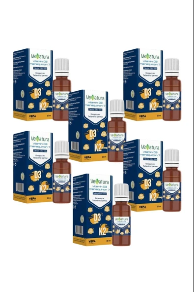 Venatura D3 K2 Damla 20 ml 6 Adet ürün görseli 1