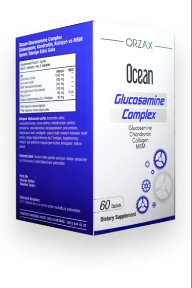 Ocean Glukozamin Komplex 60 Tablet - Resim 3