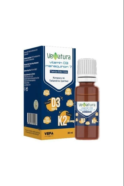 Venatura D3 K2 Damla 20 ml ürün görseli 1