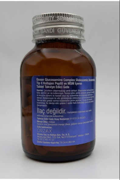 Ocean Glukozamin Komplex 60 Tablet - Resim 4