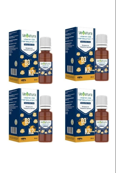Venatura D3 K2 Damla 20 ml 4 Adet ürün görseli 1