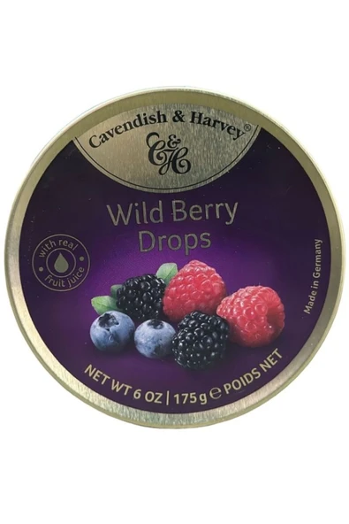 CAVENDİSH & HARVEY WİLD BERRY DROPS (K.BÖĞÜRTLEN) 175 GR *3'LÜ ürün görseli 1