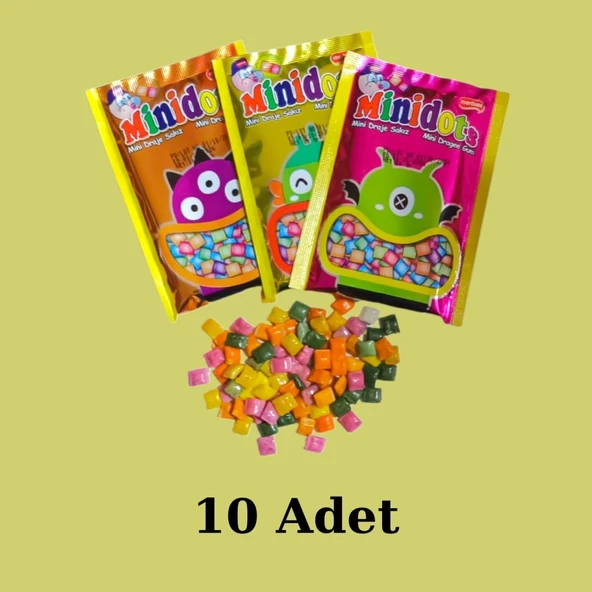 10 Adet Minidots Draje Sakız ürün görseli 1