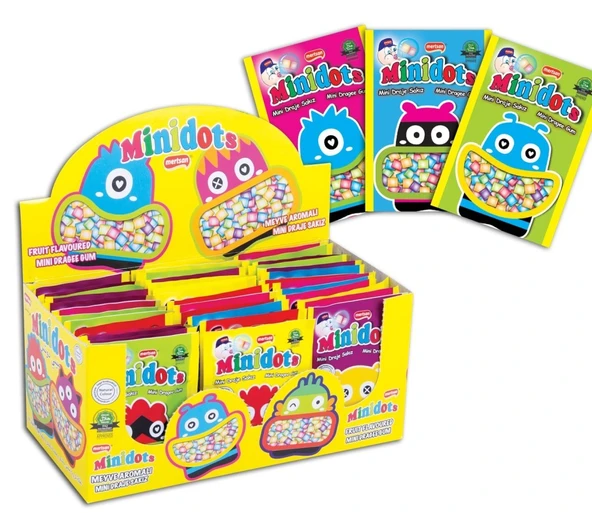 60 Adet Minidots Draje Sakız - Resim 2