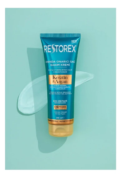 RESTOREX 250MLx3 KERATIN ARGAN SAÇ KREMİ ürün görseli 1