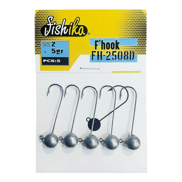 Fishika 2508 #2 5gr Jig Head ürün görseli 1