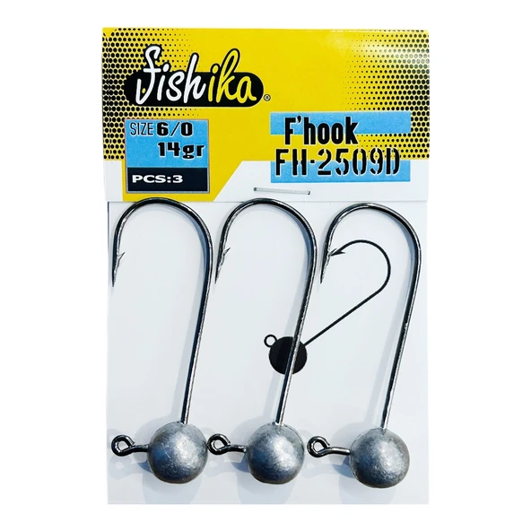 Fishika 2509 #6/0 14gr Jig Head ürün görseli 1