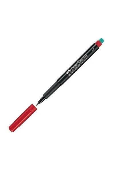 Faber Asetat Kalemi Permanent (S) Kırmızı 5010152321 ürün görseli 1