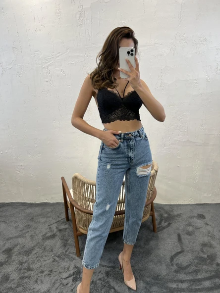5778 DENİM CARROT FIT-MAVİ ürün görseli 1