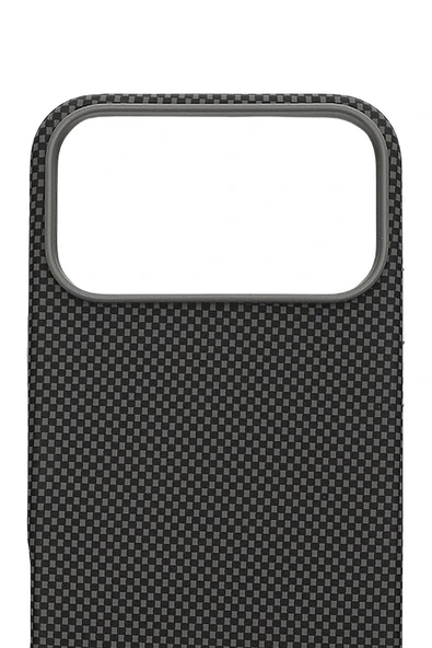 Carbon Weave Magsafe iPhone 17 Pro Max Titanyum Gri ürün görseli 1