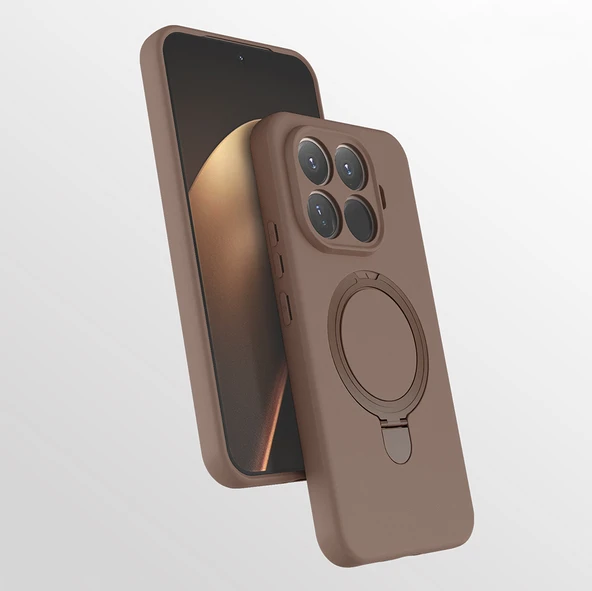 Xiaomi 15T Pro Kılıf Kablosuz Şarj Özellikli Standlı Samara Kapak ürün görseli 1