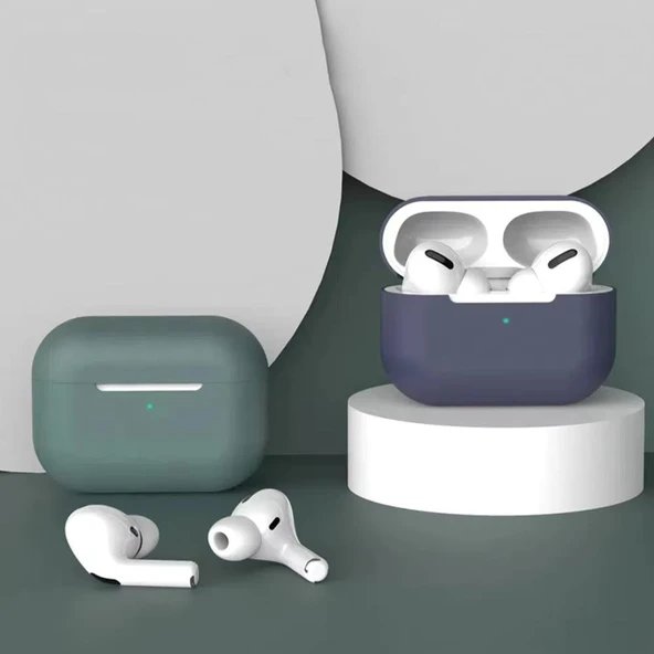 E2M AIRPODS PRO 3 SENSE SİLİKON BEYAZ - Resim 3