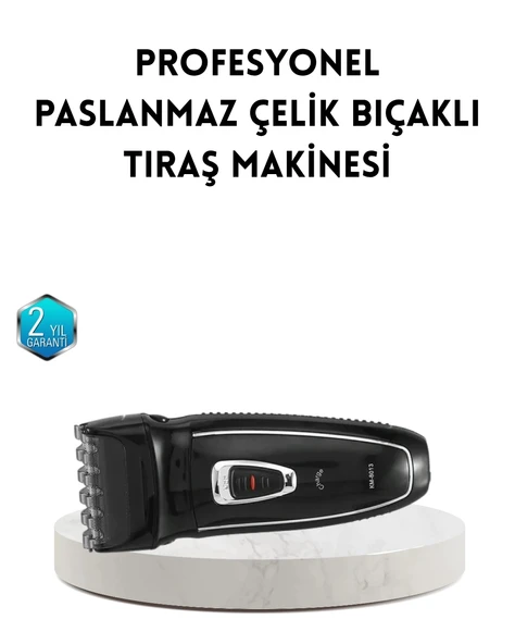 Mey İthalat® Unisex Şarjlı Saç ve Sakal Kesme Makinesi – Sessiz Motor, 1–12 mm Ayarlanabilir Başlık ürün görseli 1