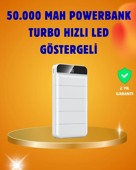 Mey İthalat® 50000mAh LED Göstergeli Taşınabilir Şarj Cihazı ürün görseli 1