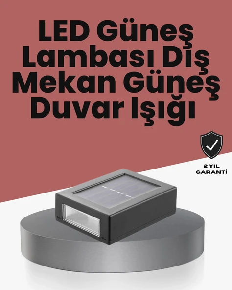 Mey İthalat® Bahçe ve Balkon İçin Güneş Enerjili Lamba ürün görseli 1