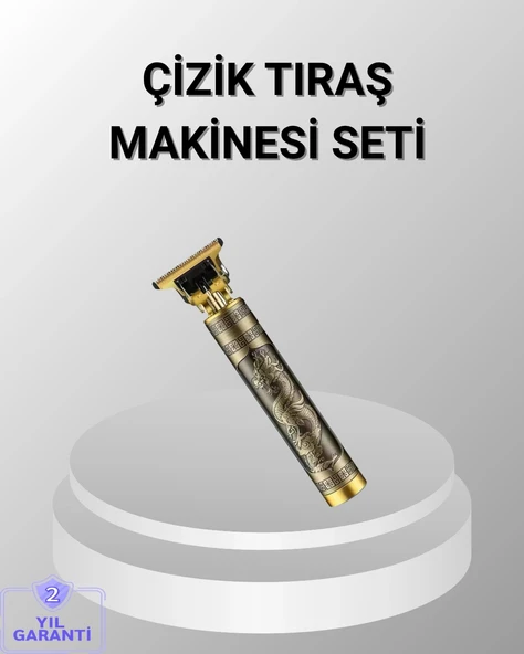 Mey İthalat® Şarjlı T Bıçaklı Saç ve Sakal Tıraş Makinesi – 3 Başlıklı, Güçlü Motorlu, 2 Saat Kullanım ürün görseli 1