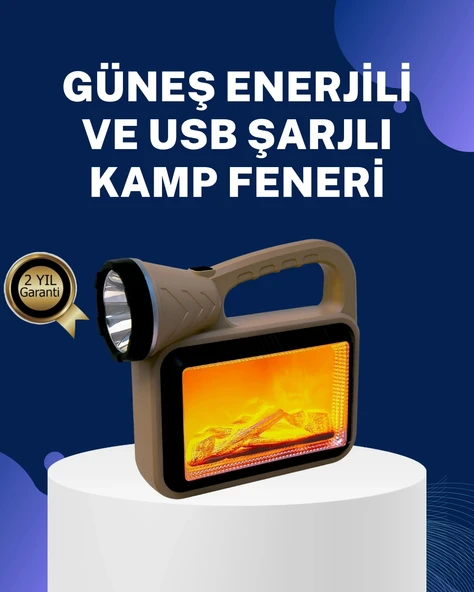 Mey İthalat® Solar Alev Lambası – Kamp, Bahçe ve Dış Mekan İçin ürün görseli 1