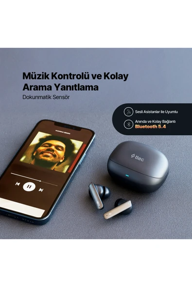 AirBeat Pro Max Gerçek Kablosuz TWS Bluetooth Kulaklık-2KM168 - Resim 6