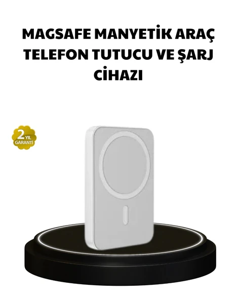 Mey İthalat® Manyetik Kablosuz Powerbank – iPhone 12/13/14/15 Uyumlu, Hızlı Şarjlı, Ultra Hafif ürün görseli 1