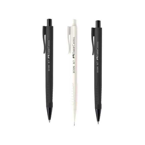 Faber-Castell Econ Versatil Kalem  0.7 / 2 SİYAH + 1 BEYAZ ürün görseli 1
