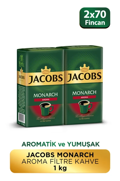 Jacobs Monarch Aromalı Filtre Kahve 500 gr x 2li SET ürün görseli 1