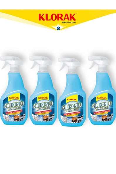 Klorak SİLİKONLU TEMİZLEYİCİ 800 ML 4 ADET ürün görseli 1