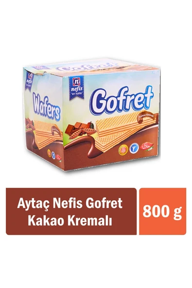 Aytaç Nefis Gofret Kakao Kremalı 800 gr ürün görseli 1