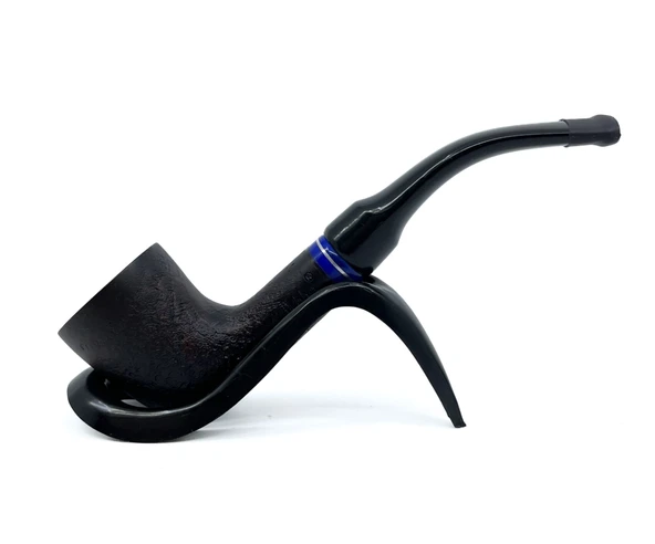 Dapper Bent Billiard Briar (Gül Kökü) 9 mm Filtreli El Yapımı Pipo - 3078 ürün görseli 1