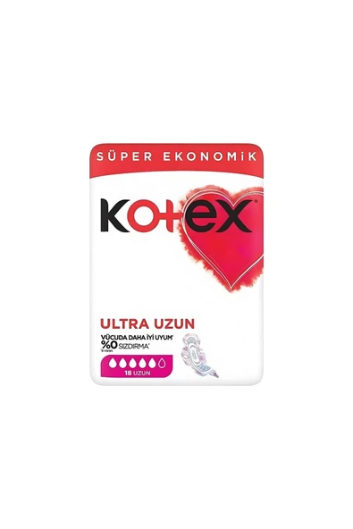 Kotex Ped Ultra Uzun 18'li ürün görseli 1