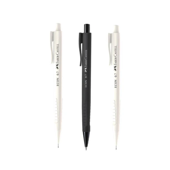 Faber Castell Econ Urban Versatil Kalem  0.7 / 1 SİYAH + 2 BEYAZ ürün görseli 1