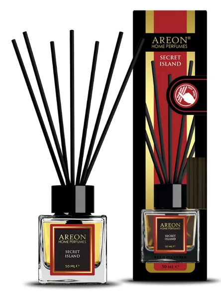 Areon Lux Secret Island 50 ml Bambu Çubuklu Oda Kokusu ürün görseli 1