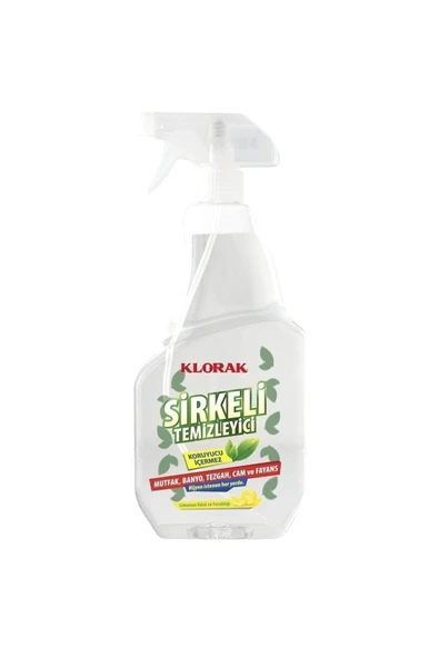 Klorak Sirkeli Temizleyici Sprey 750 Ml ürün görseli 1