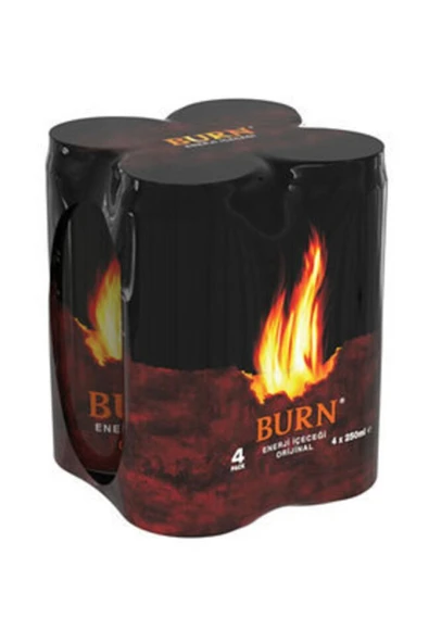 Burn Enerji Içeceği Orjinal 4'lü250 ml ürün görseli 1