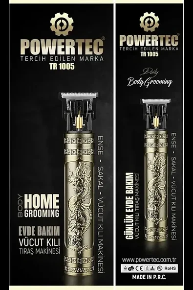 Powertec TR-1005 Lazer-Epilasyon Öncesi Tüm Vücut Tıraş Makinesi ürün görseli 1