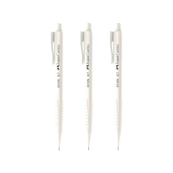Faber-Castell Econ Versatil Kalem  0.7 / BEYAZ - 3 ADET ürün görseli 1
