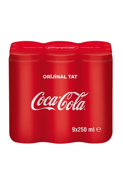 Coca-Cola Coca Cola Kola 9x250 Ml ürün görseli 1