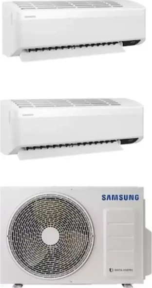Samsung Wind Free Multi 1+2 Sistem (AJ080TXJ4KH/EA) 7+24 Btu 8 kw Dış Ünite ürün görseli 1