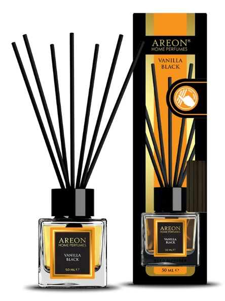 Areon Lux Vanilla Black 50 ml Bambu Çubuklu Oda Kokusu ürün görseli 1