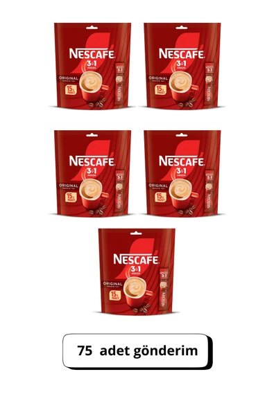 Nescafe 3 Ü 1 Arada Original 17,5 X 75 Adet ürün görseli 1