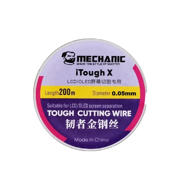 Mechanic İTough X Cep Telefon & Tablet  Ekran Ayırma Teli 0.05mm 200Metre ürün görseli 1