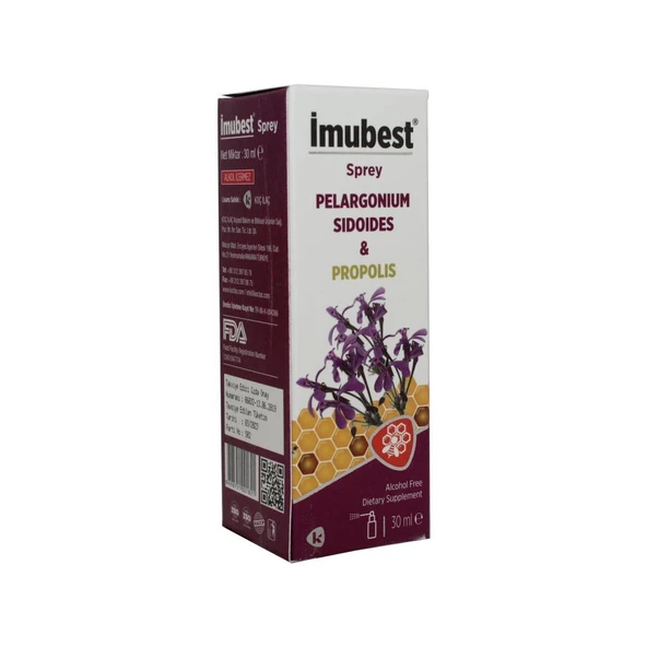 İmubest Afrika Sardunyası & Propolis 30 ml Sprey ürün görseli 1