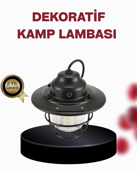 Mey İthalat® Su Geçirmez Taşınabilir Çadır Gece Lambası ürün görseli 1