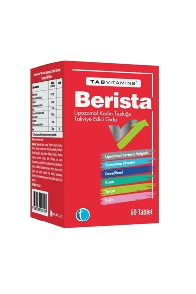Tabvitamins Berista 60 Tablet ürün görseli 1