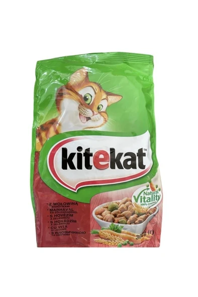 Kitekat Biftekli Ve Sebzeli Yetişkin Kedi Maması 300 Gr ürün görseli 1