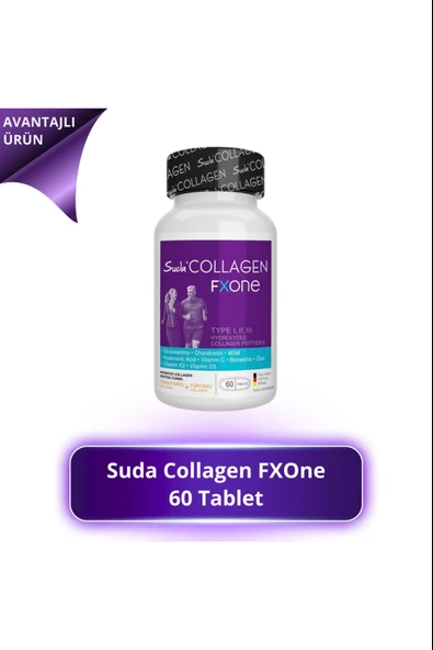 Suda Collagen Fxone Tip I-ıı-ııı Collagen 60 Tablet ürün görseli 1
