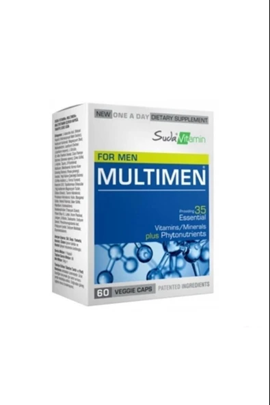 Suda Vitamin Multimen Multivitamin 60 Kapsül ürün görseli 1