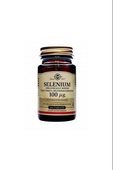 Solgar Selenium 100 mcg 100 Tablet ürün görseli 1
