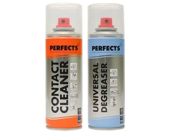 Perfects Contact Cleaner - Unıversal Degreaser Cleaner Yağlı Ve Yağsız Kontak Sprey 2li ürün görseli 1