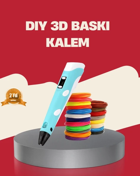 Mey İthalat® Çocuklar İçin Güvenli 3D Yazıcı Kalem ürün görseli 1